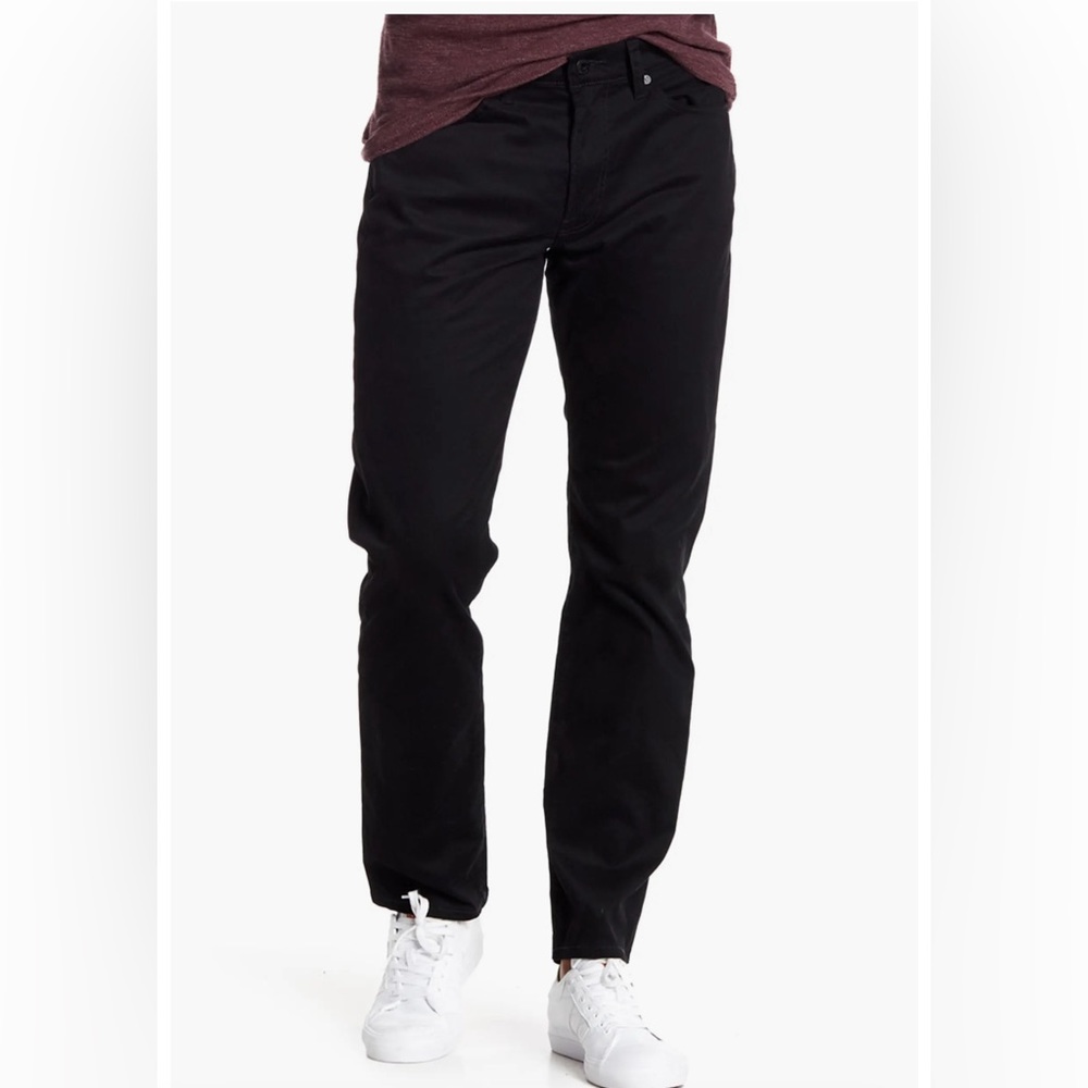 Lucky brand black 121 heritage slim straight leg pant